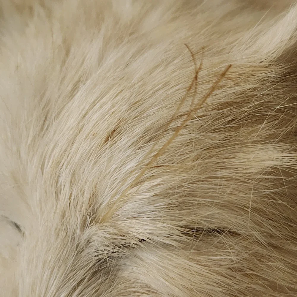 Realistic White Sleeping Cat in Basket Figurine Soft Real Feel Fur. SEE PHOTOS‎